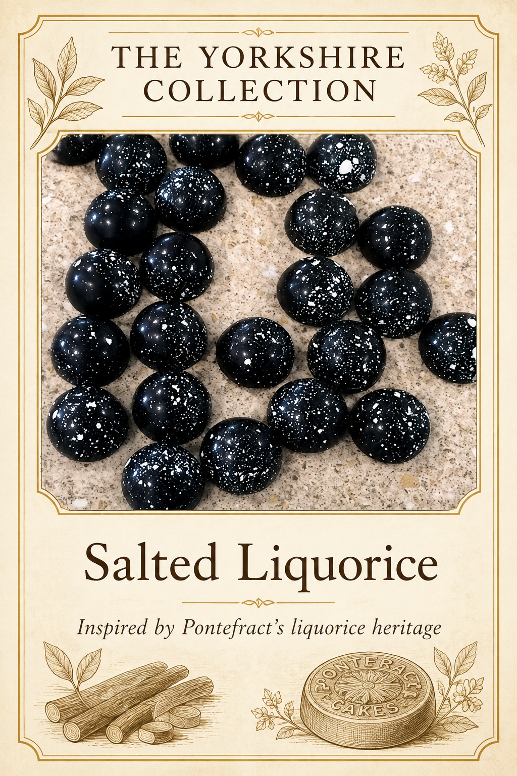 Salted Liquorice truffles